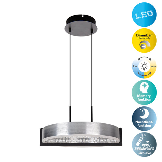 LED Pendelleuchte "YVARIS" L: 53,2cm