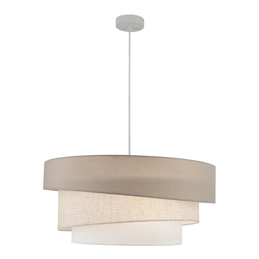 Pendelleuchte "FABRION" Ø: 56cm beige