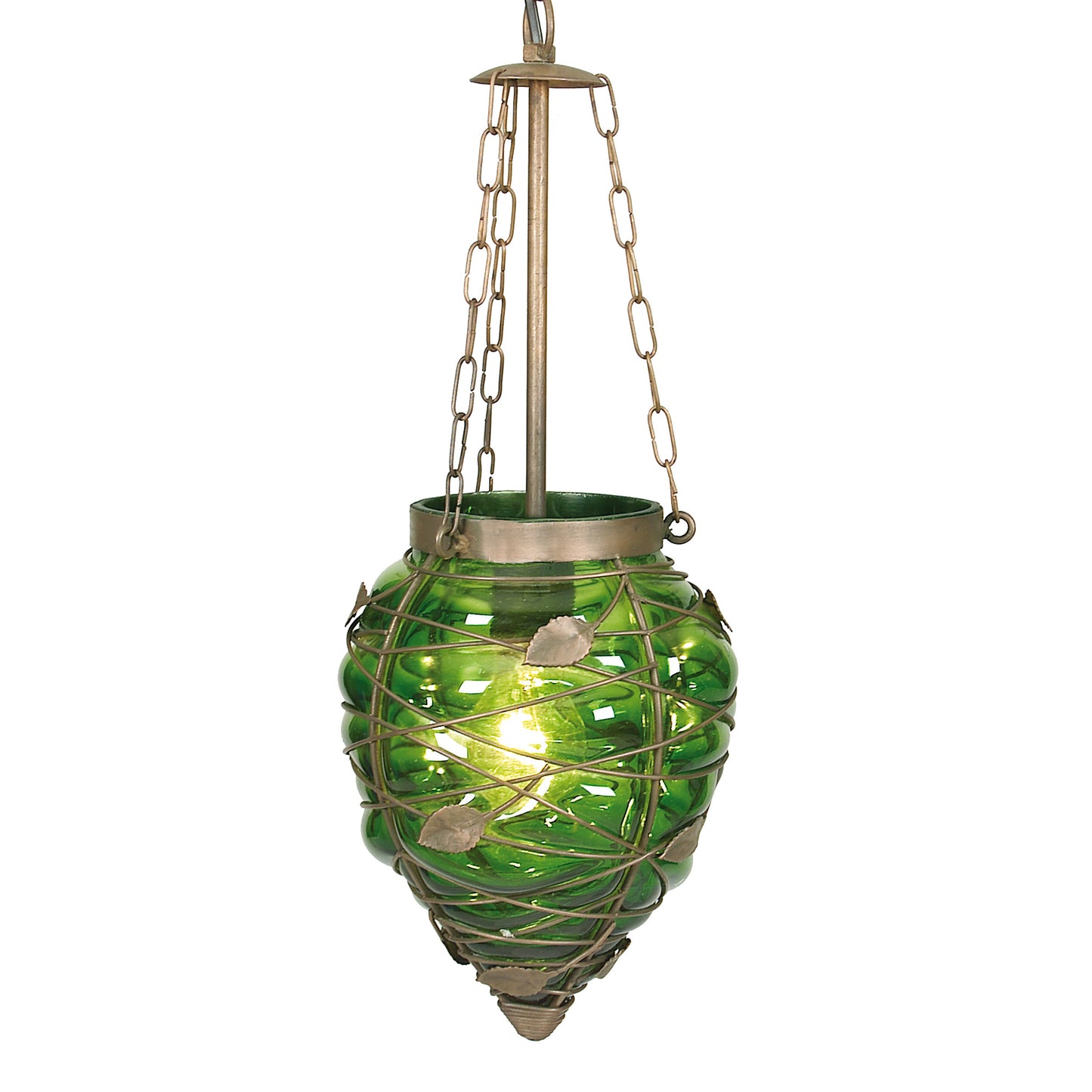 Glas-Pendelleuchte "Orient"