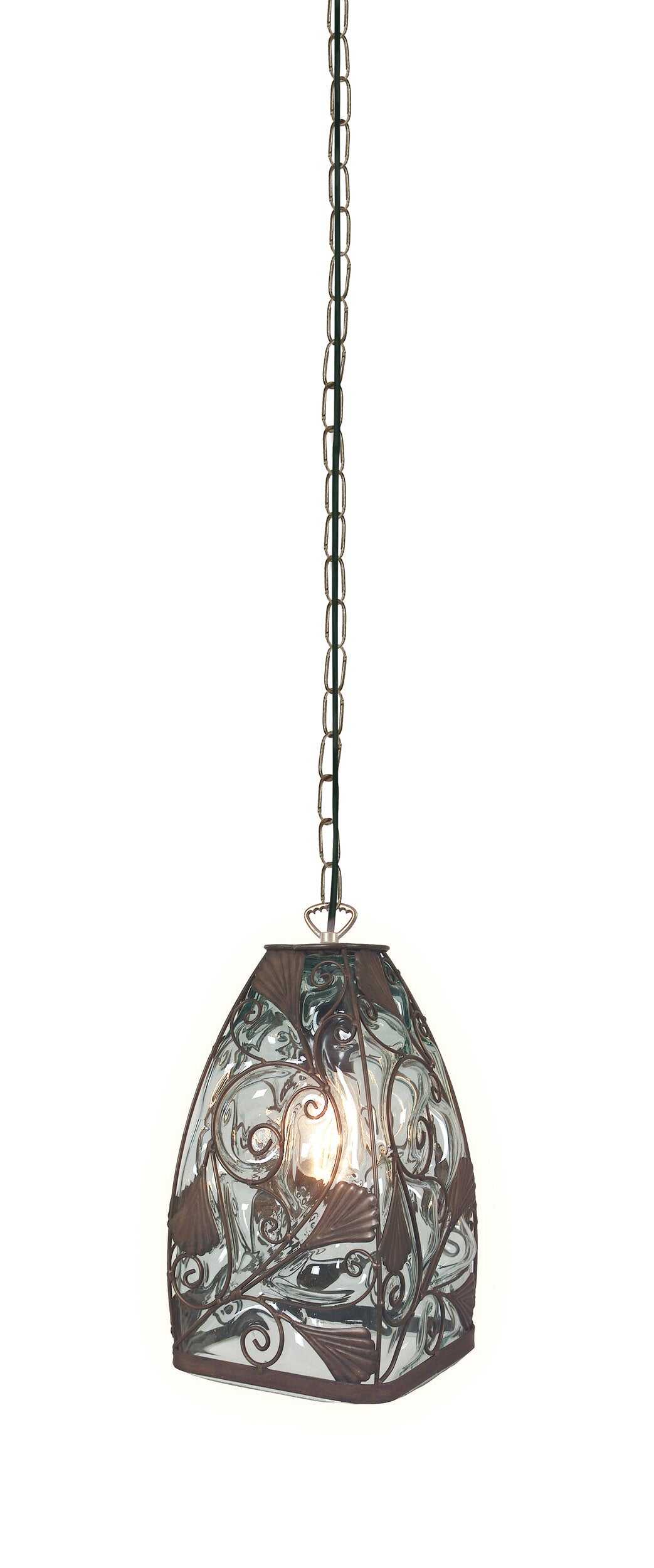 Glas-Pendelleuchte "Orient"