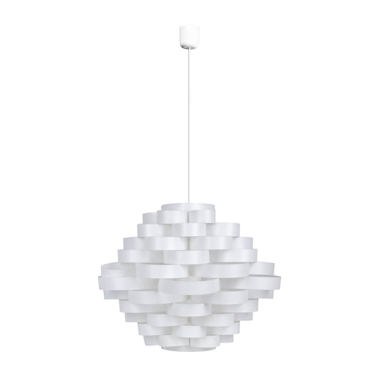 Deko-Pendelleuchte "WHITE LINE" Ø: 55cm weiß
