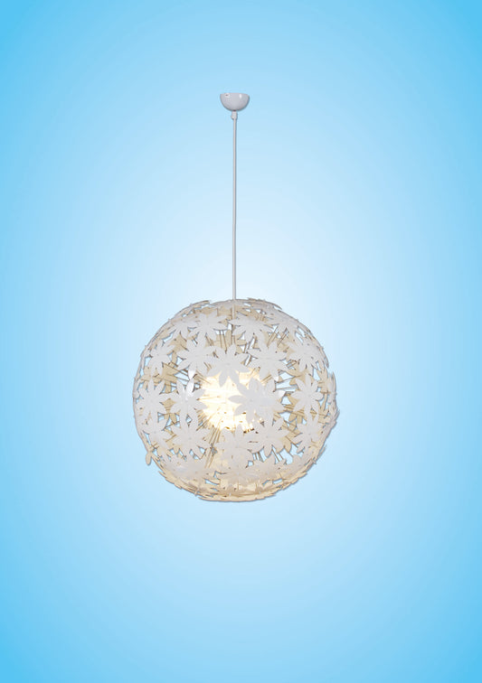 Pendelleuchte "FLOWERY MEADOW" Ø: 55cm weiß
