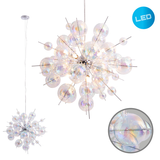 Pendelleuchte "EXPLOSION" Ø: 65cm irisierend