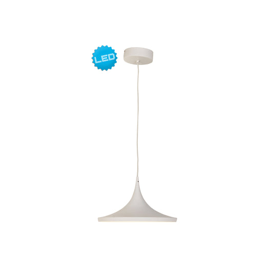 LED Pendelleuchte "OSLO" Ø: 37cm weiß