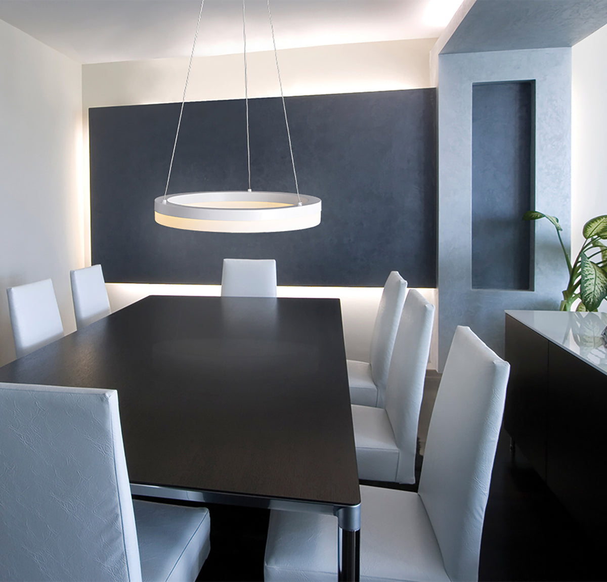 LED-Pendelleuchte "SATURN"