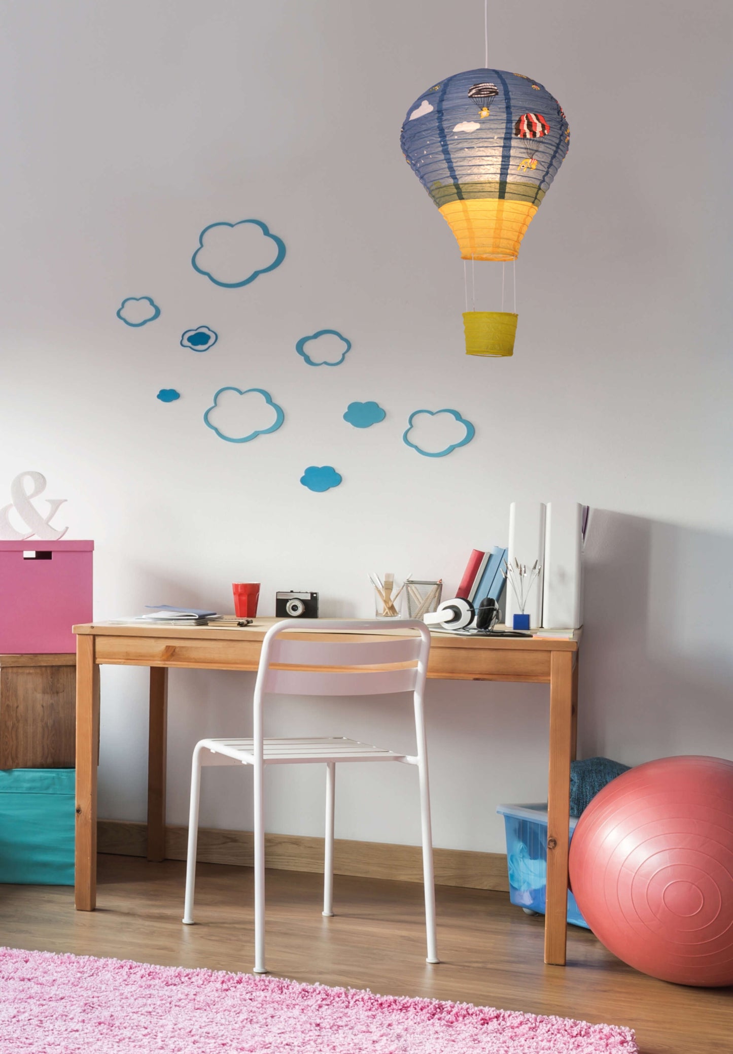 Papier-Pendelleuchte "BALLON"