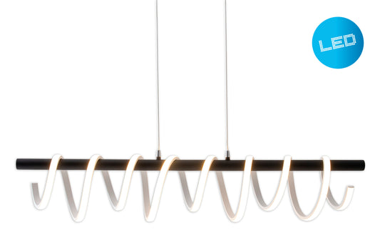 LED Pendelleuchte "BELLEZA" L: 100cm schwarz