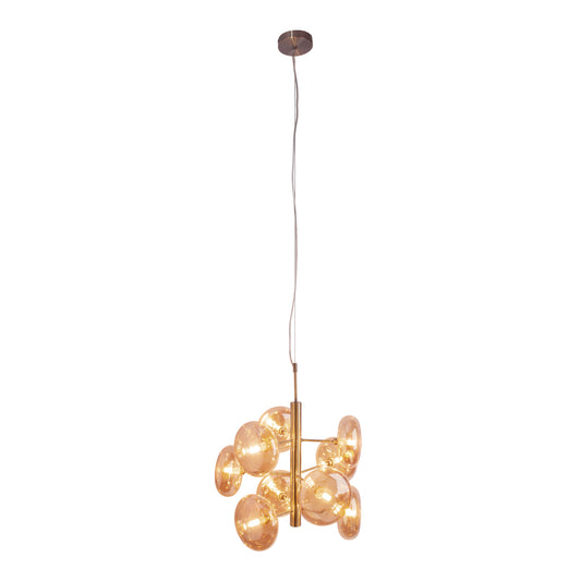 Pendelleuchte "ORION" Ø: 53cm amber