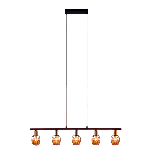 5er Pendelleuchte "CORBIS" L: 100 cm