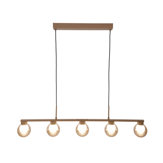 5er Pendelleuchte "DONIKA" L: 116 cm