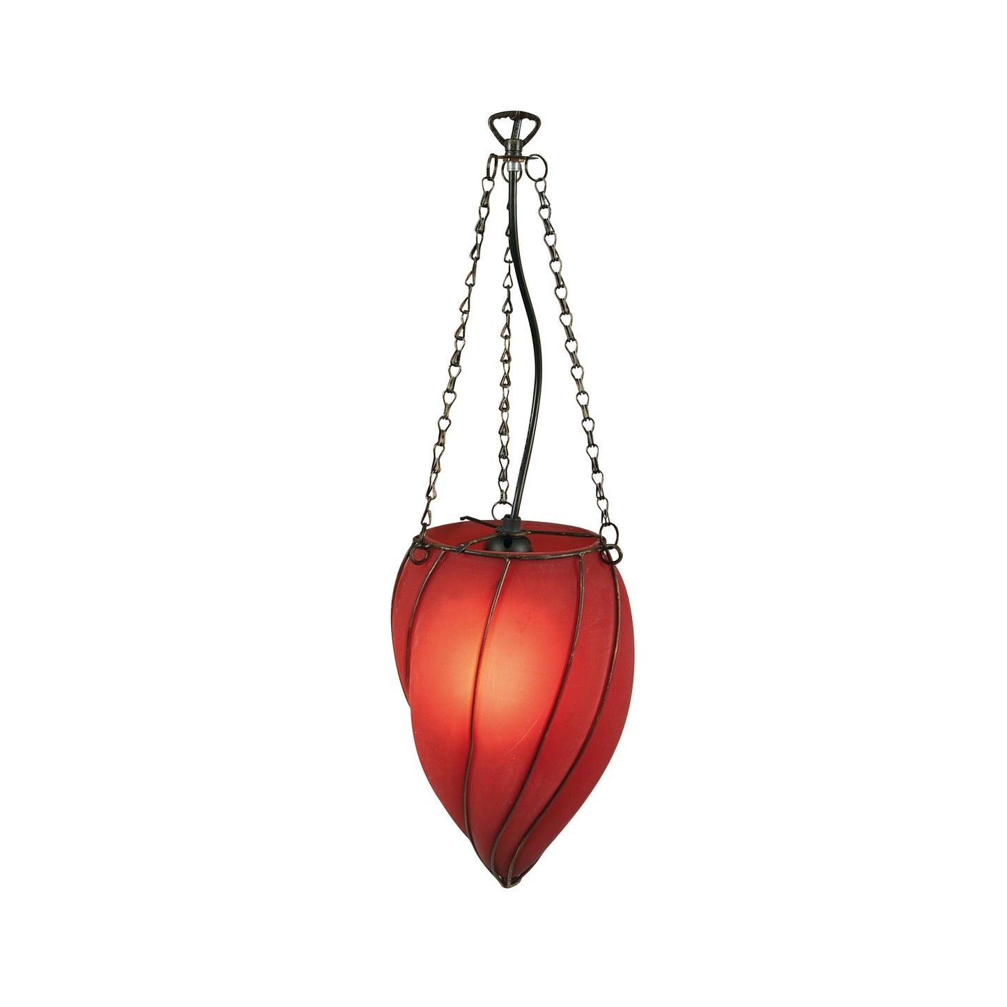 Glas-Pendelleuchte "Orient"