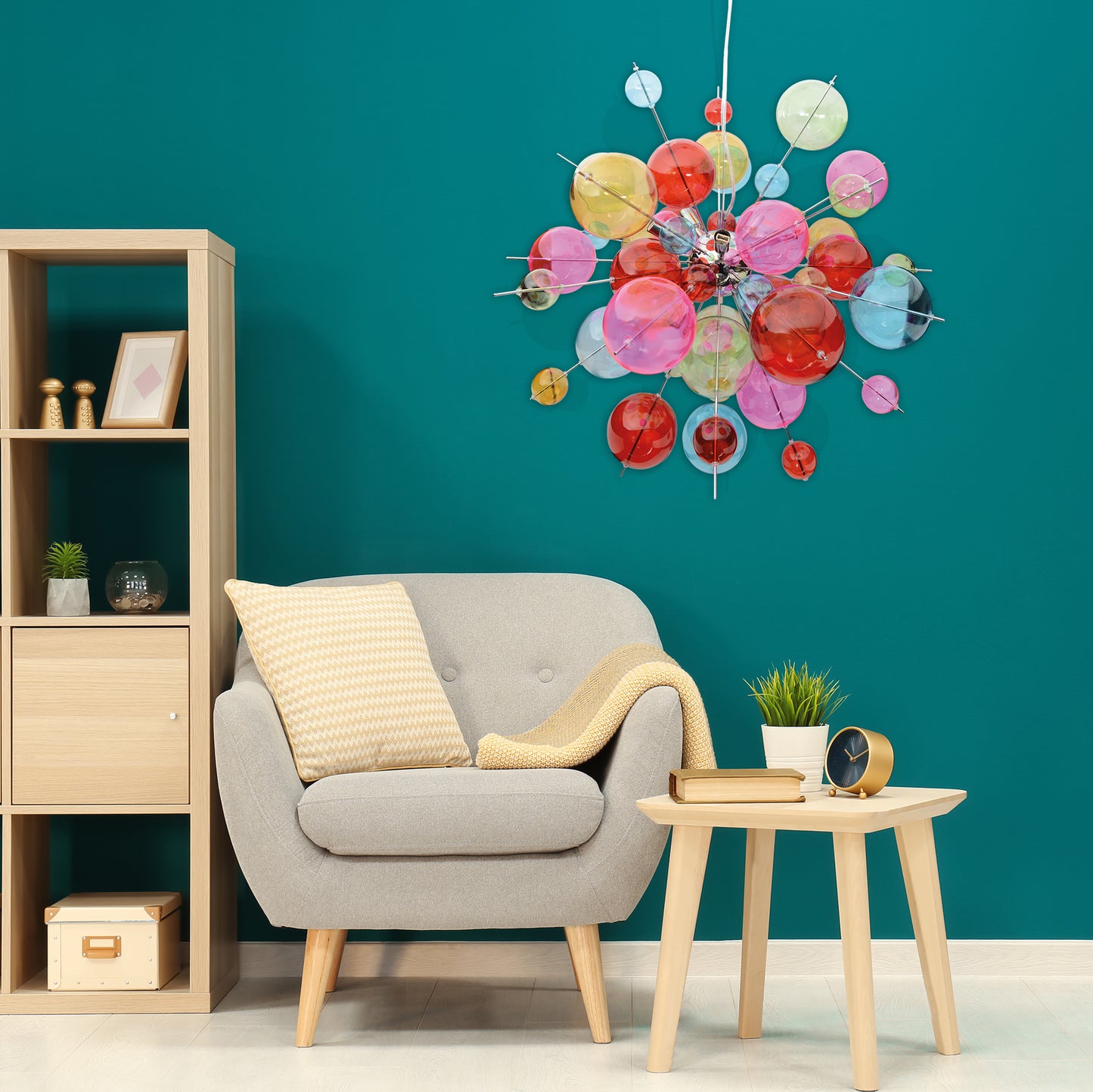 Pendelleuchte "EXPLOSION" Ø: 65 cm bunt