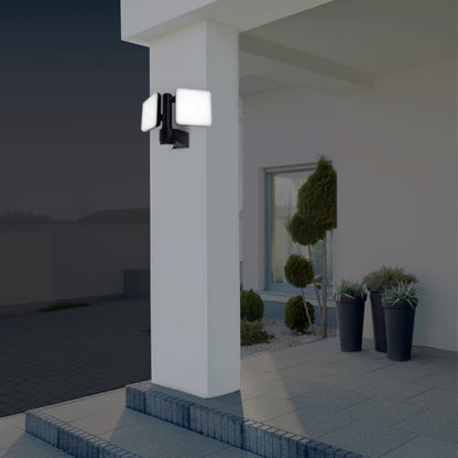 LED Außenwandleuchte "JARO"  L:33cm 360°Bewegungsmelder