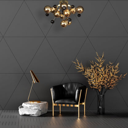 Deckenleuchte "EXPLOSION" Ø: 57cm gold