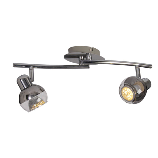 2er LED-Wand- Deckenleuchten "BOCCIA"
