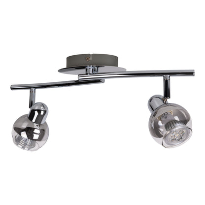 2er LED-Wand- Deckenleuchten "BOCCIA"
