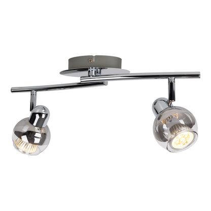 2er LED-Wand- Deckenleuchten "BOCCIA"