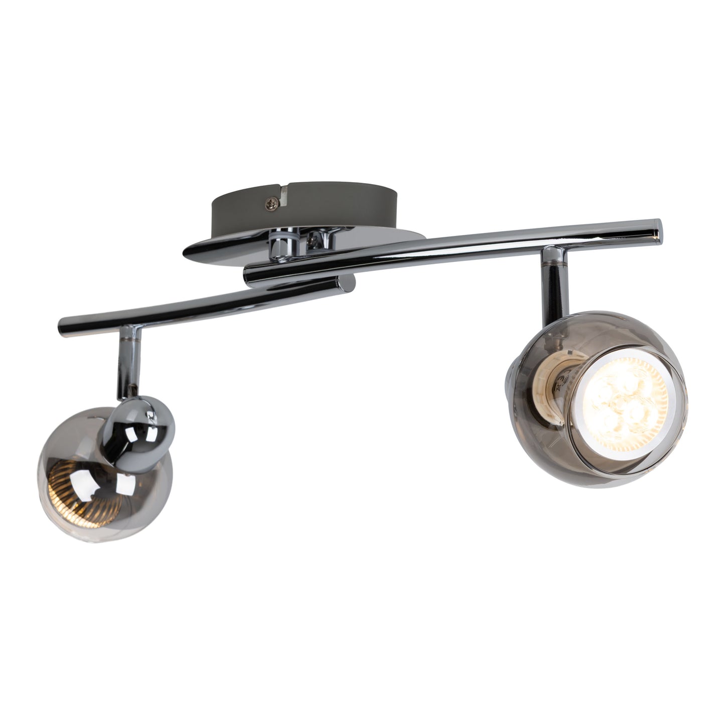 2er LED-Wand- Deckenleuchten "BOCCIA"