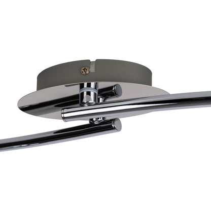 2er LED-Wand- Deckenleuchten "BOCCIA"