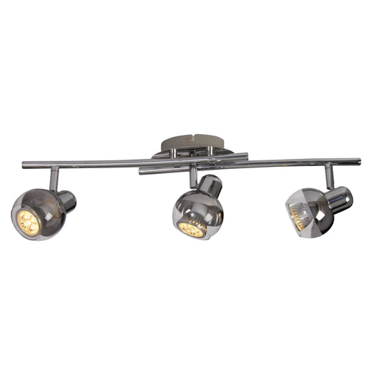 3er LED Wand-/Deckenleuchte "BOCCIA" L: 55cm