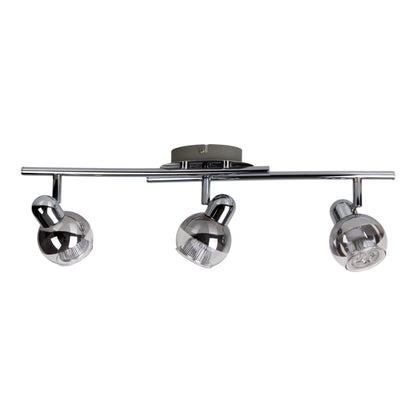 3er LED Wand-/Deckenleuchte "BOCCIA" L: 55cm