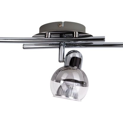 3er LED Wand-/Deckenleuchte "BOCCIA" L: 55cm