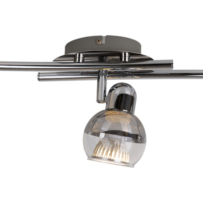 3er LED Wand-/Deckenleuchte "BOCCIA" L: 55cm