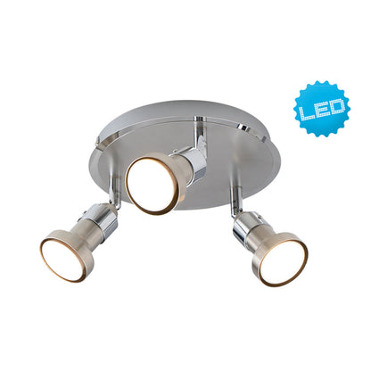 3er LED Wand- und Deckenspot "MOTRIL"