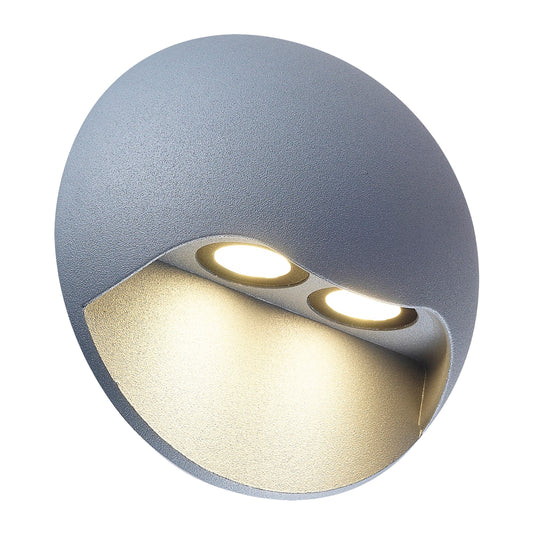 LED Außenwandleuchte "VEDUS" d:13cm
