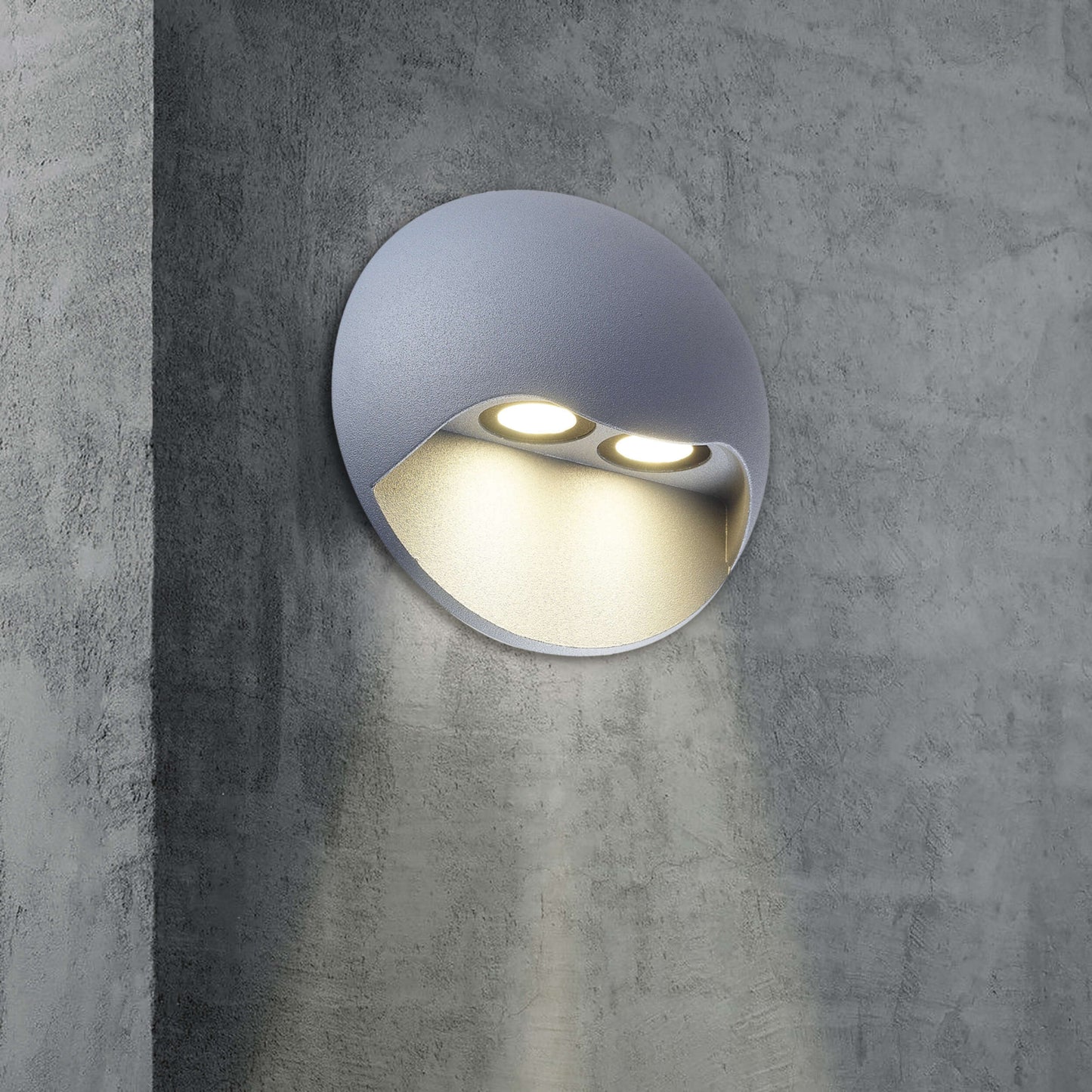 LED Außenwandleuchte "VEDUS" d:13cm