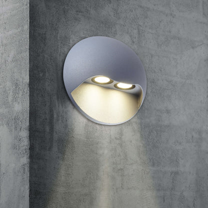 LED Außenwandleuchte "VEDUS" d:13cm