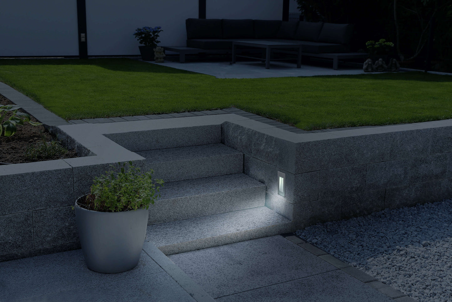 LED Einbau-Außenwandleuchte "KOLARI"