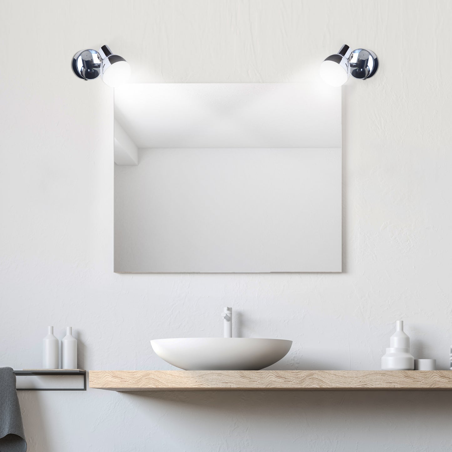 1er LED Wandspot "CHROMEY"