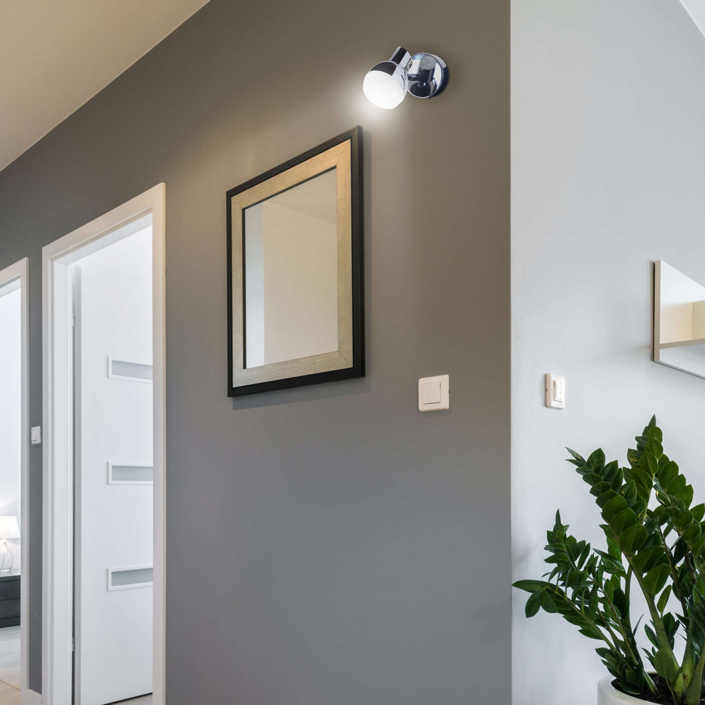 1er LED Wandspot "CHROMEY"