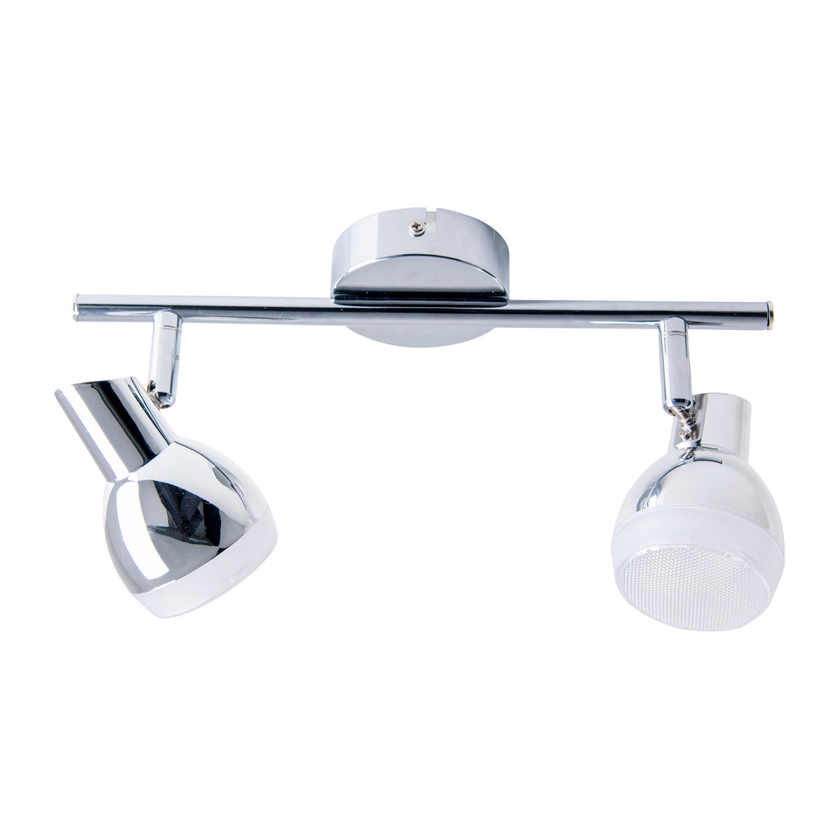 2er LED Wand-/Deckenschiene "CHROMEY" L:30cm