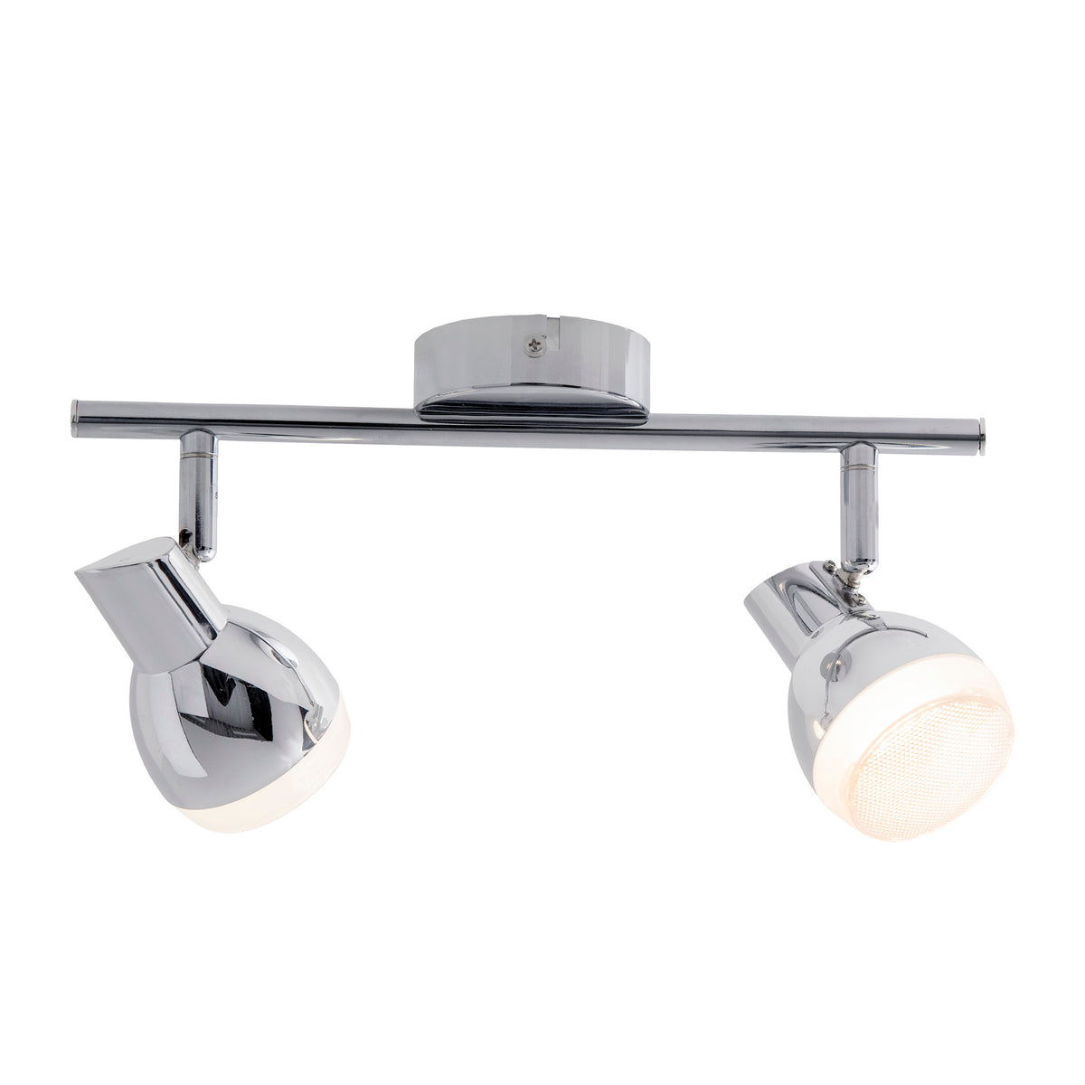 2er LED Wand-/Deckenschiene "CHROMEY" L:30cm