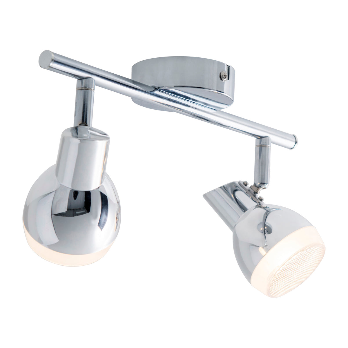2er LED Wand-/Deckenschiene "CHROMEY" L:30cm