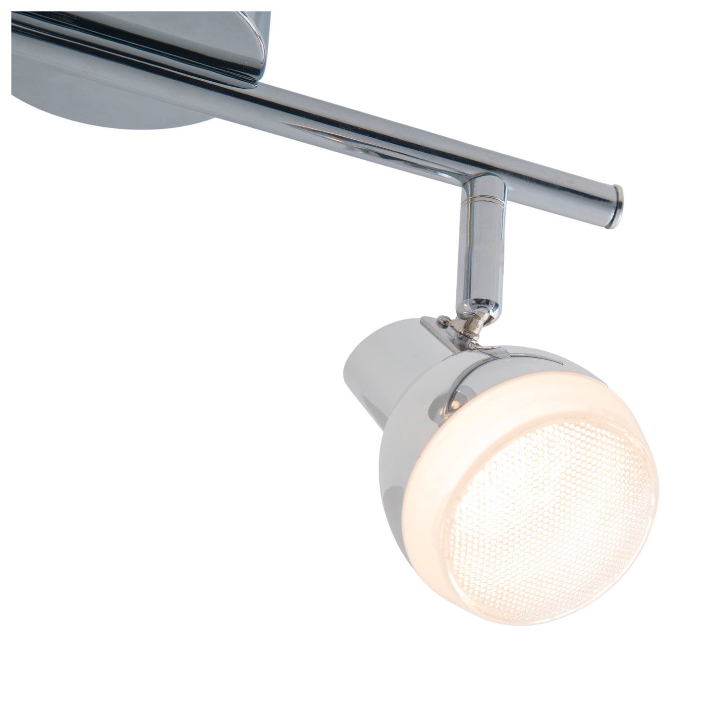 2er LED Wand-/Deckenschiene "CHROMEY" L:30cm