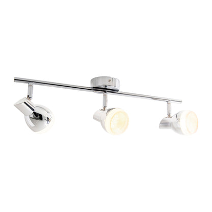 3er LED Wand-/Deckenschiene "CHROMEY" L:48cm