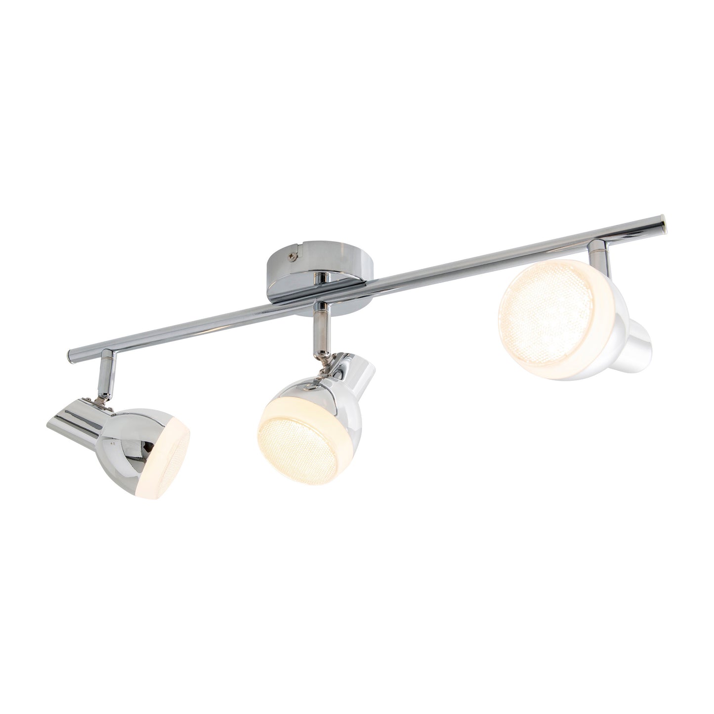 3er LED Wand-/Deckenschiene "CHROMEY" L:48cm
