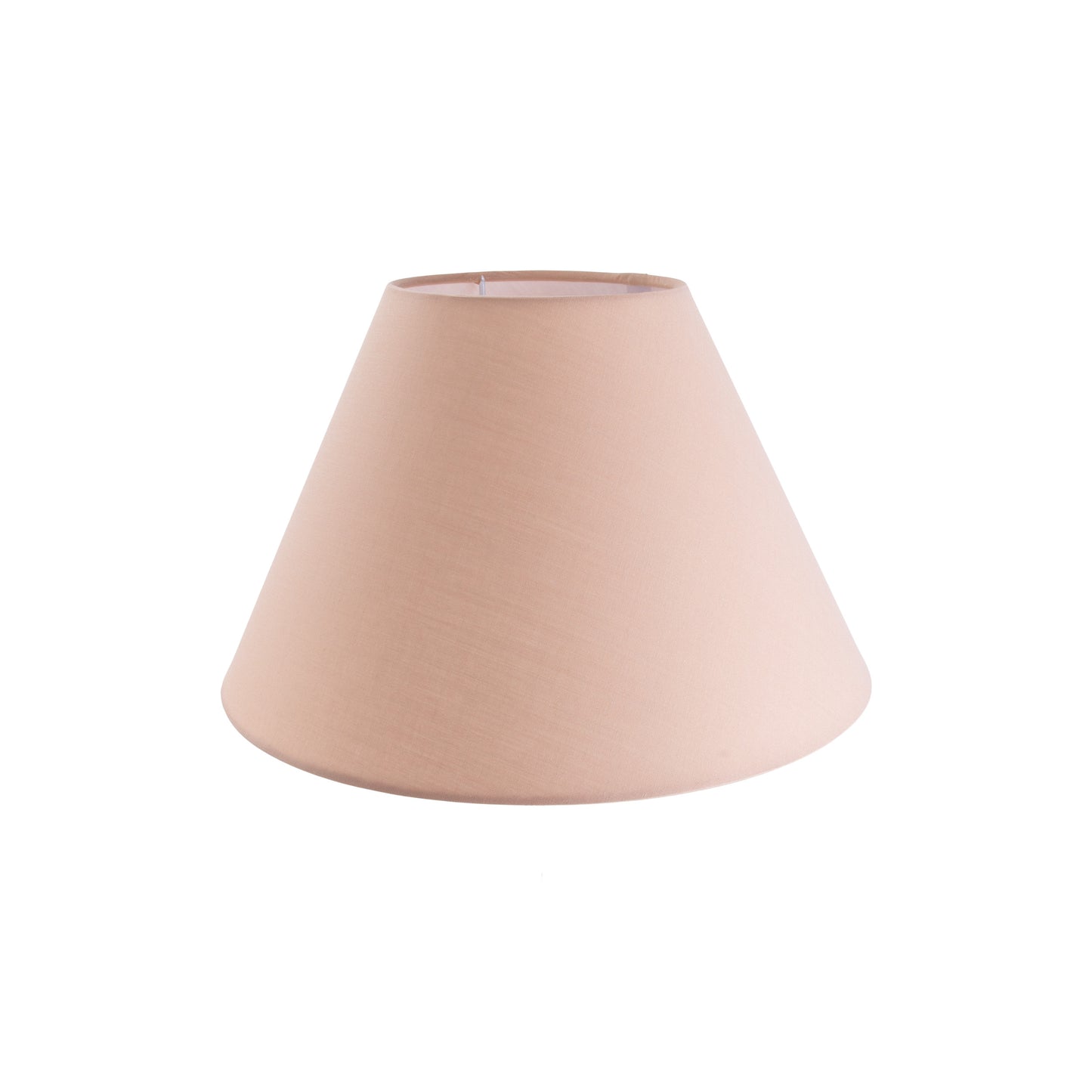 Lampenschirm für Tischleuchten "ARAS", Leuchtenschirm im Classic Style, aus Textilmaterial in braun, 25 cm hoch, Ø 30 cm, für E14 -Fassung