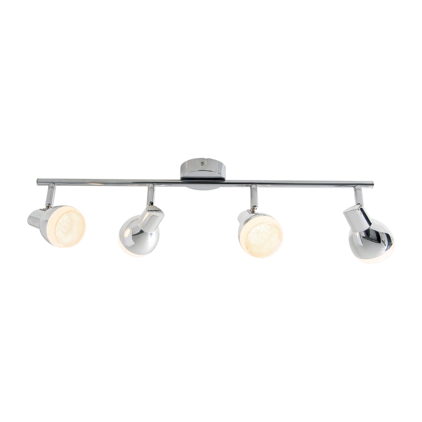4er LED Wand-/Deckenschiene "CHROMEY"