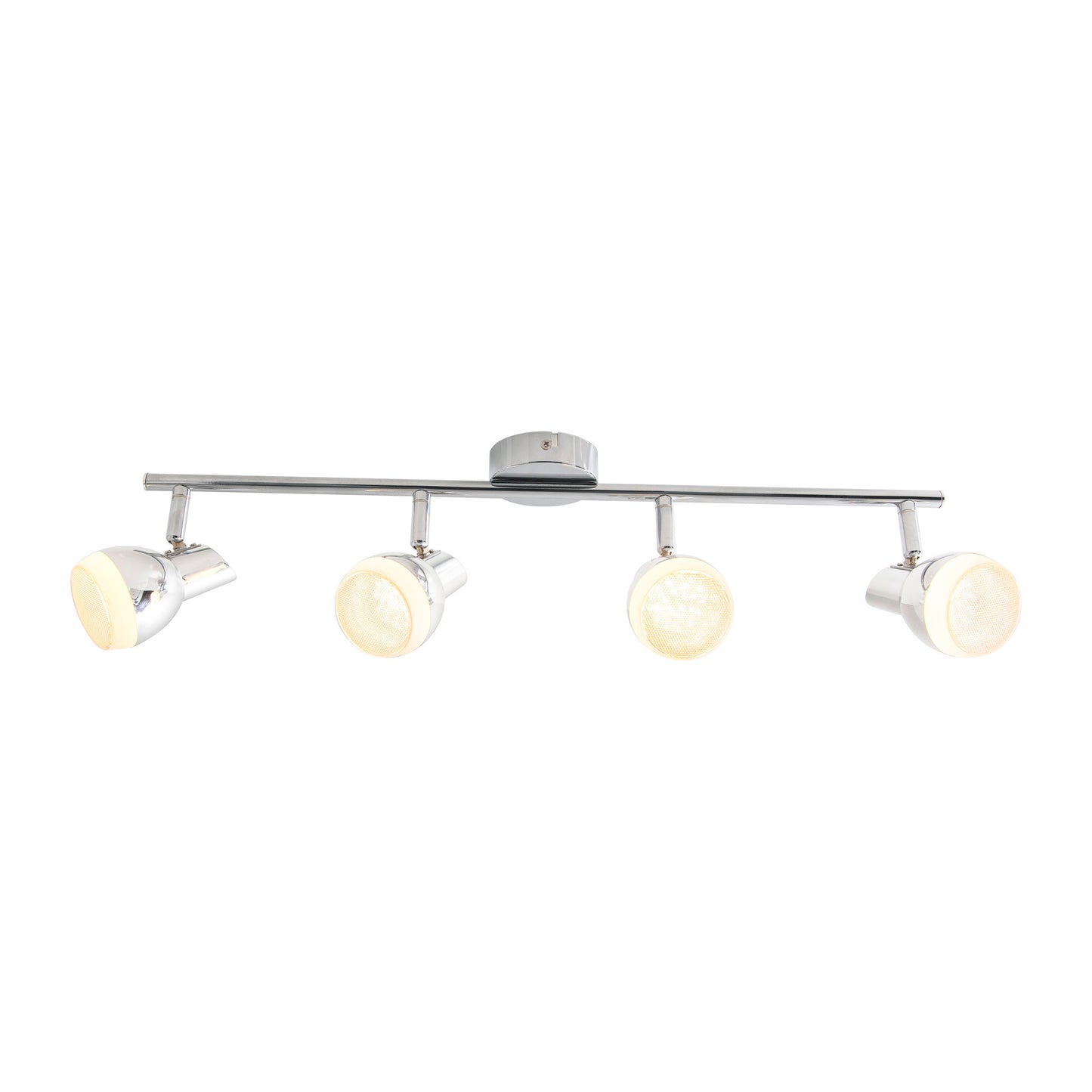 4er LED Wand-/Deckenschiene "CHROMEY"