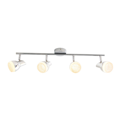 4er LED Wand-/Deckenschiene "CHROMEY"