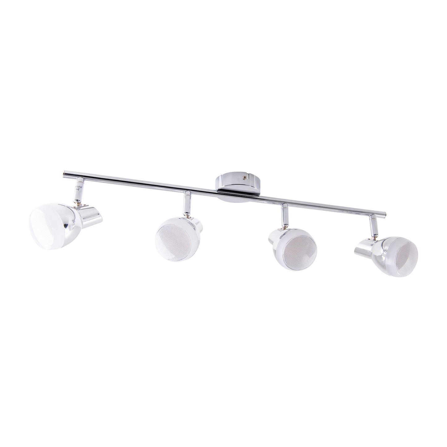 4er LED Wand-/Deckenschiene "CHROMEY"