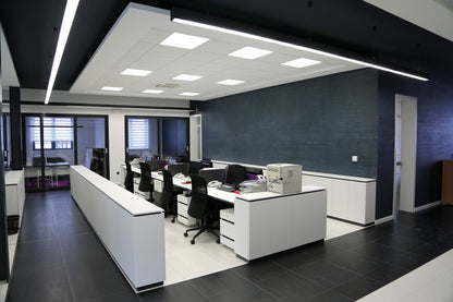 Deckenleuchten - LED Deckenleuchten L/B: 62,5cm alu, Deckenlampe im Modern Style, aus Metall und Kunststoff in weiß, 62,5 x 62,5 x 1,2 cm, inkl. LED  dimmbar