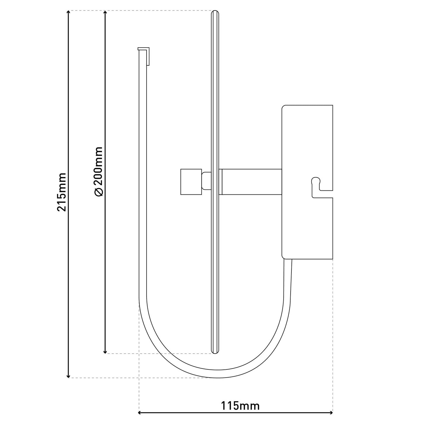 LED Wandleuchte "LUCCA"