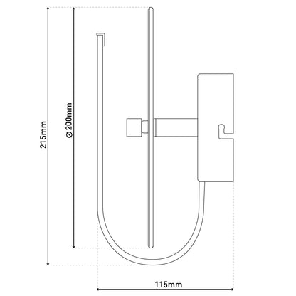 LED Wandleuchte "LUCCA"