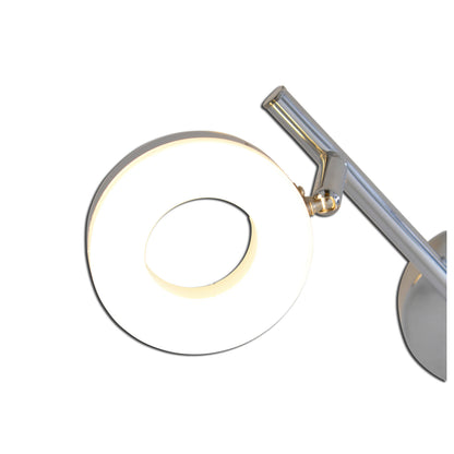 2er LED Wand-/Deckenspot L: 30cm chrom