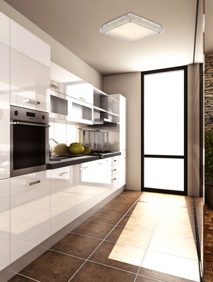 LED Deckenleuchte "MADRID" L/B: 39cm